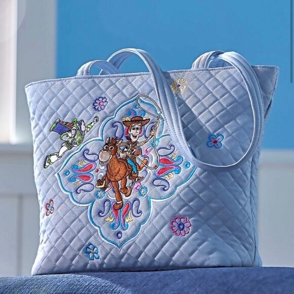 NWT Vera Bradley Disney Pixar Small Vera Tote - Picture 3 of 8